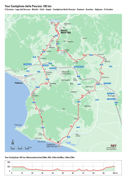 Tour Castiglione della Pescaia: 102 km