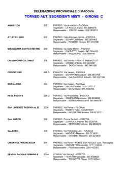 TORNEO AUT. ESORDIENTI MISTI - GIRONE C