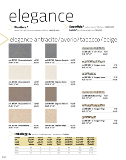 elegance antracite/avorio/tabacco/beige