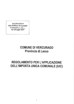 IUC - Comune di Vercurago