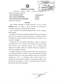 i s BIU. 211%, l - Tribunale di Matera