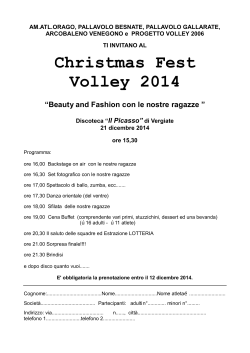 Christmas Fest Volley 2014