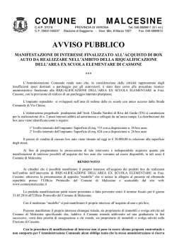 INDAGINE CONOSCITIVA ACQUISTO BOX AUTO CASSONE (ver.2)