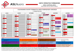 Calendario corsi Emergenza-Urgenza 2° semestre 2014