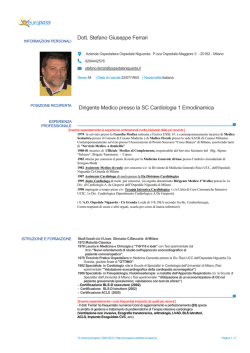 Ferrari Stefano Giuseppe - Ospedale Niguarda C&agrave; Granda