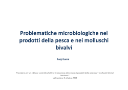 Problematiche microbiologiche nei prodotti della