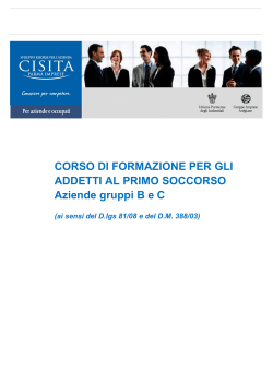 Brochure primo soccorso b e c