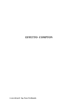 EFFETTO COMPTON