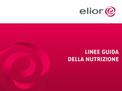 Linee guida della nutrizione