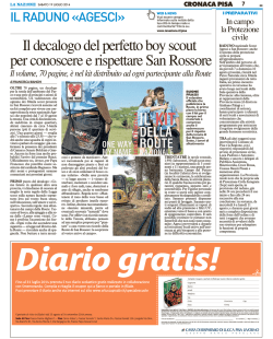Il decalogo del perfetto boy scout per conoscere e rispettare San