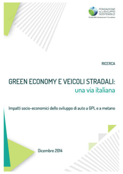 Green economy e veicoli stradali: una via italiana
