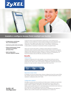 Installa e configura Access Point multipli con facilit&agrave;
