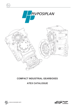 compact industrial gearboxes atex catalogue