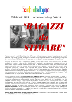 incontro Ballerini - Scuola del Molinatto