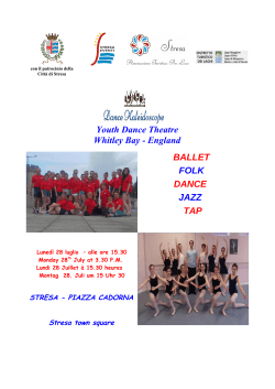 Youth Dance Theatre Whitley Bay - England BALLET FOLK DANCE