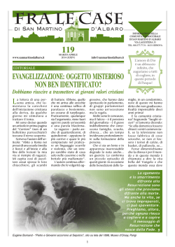 EvangElizzazionE: oggEtto mistErioso non bEn idEntificato?