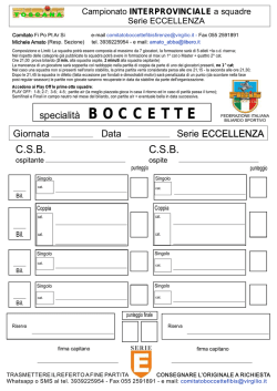 Il Referto partita