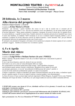 programma - Terre di Siena