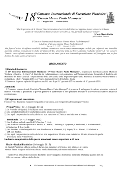 Regolamento e scheda iscrizione in formato pdf