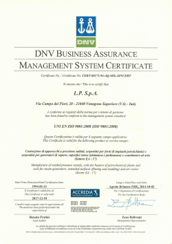 DNV BUSINESS ASSURANCE