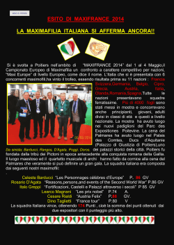 Esito di Maxifrance 2014 - AIM - Associazione Italiana di Maximafilia