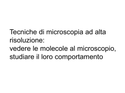 Il microscopio elettronico