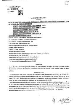 Documento acquisito mediante Sistema Com.Net