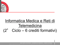Informatica medica e reti di telemedicina