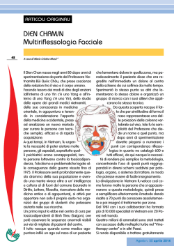 DIEN CHAM/N Multiriflessologia Facciale