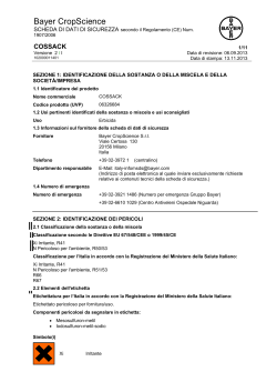 scarica la scheda di sicurezza