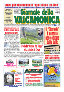 GdV n. 7 del 2014 - Giornale della Valcamonica
