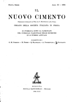 E. Fermi, Tentativo di una teoria dei raggi beta, Il Nuovo Cimento, 11