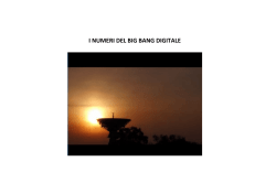 I NUMERI DEL BIG BANG DIGITALE
