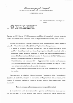 16/2014 - Associazione Sicurlav