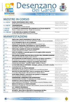 Novembre 2014 - Comune di Desenzano del Garda