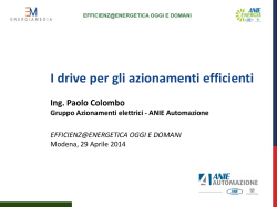 I drive per gli azionamenti efficienti