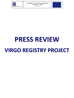 Download PDF - Virgo registry