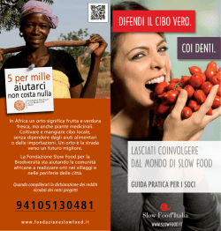 difendi il cibo vero. coi denti.