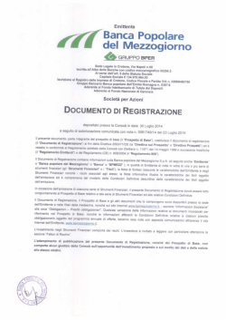 Documento di Registrazione