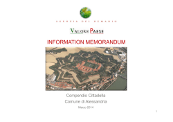INFORMATION MEMORANDUM
