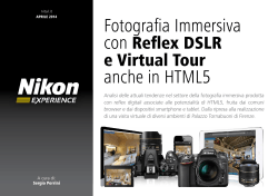 Fotografia Immersiva con Reflex DSLR e Virtual Tour anche