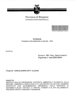 IIIIII I I I I II i I - Determinazioni