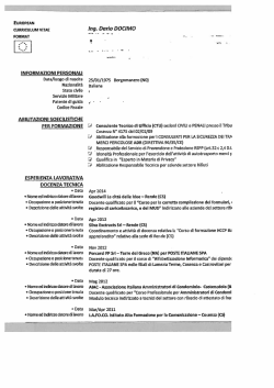 EU ROPEAN CURRICULUM VITAE FORMAT