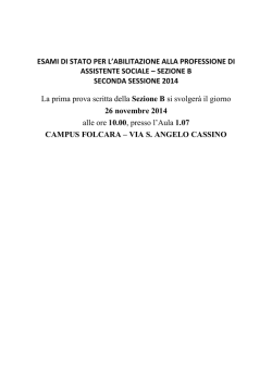 AVVISO ASS. SOC SEZ. B