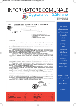INFORMATORE_dicembre2014 - Comune di Oggiona con