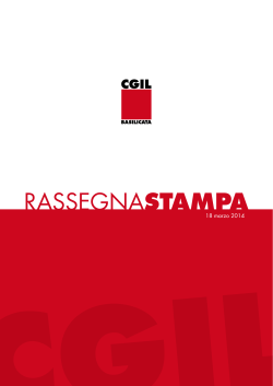 18_3_2014 - CGIL Basilicata