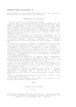 Il testo del Decreto (in formato pdf)