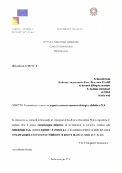Leggi la circolare - Liceo Concetto Marchesi