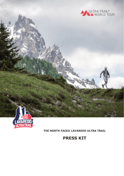 Cartella stampa - The North Face® Lavaredo Ultra Trail