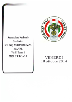 Invito per il Convegno del 10 ottobre 2014 - ore 18.30